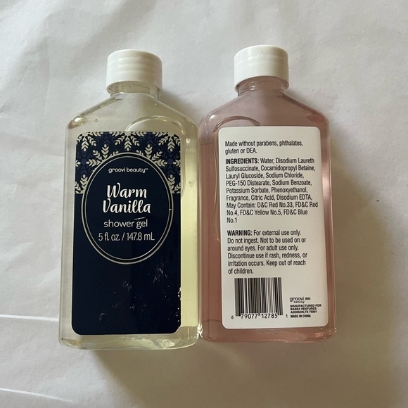 Lot of 2 Shower gel warm vanilla and snow berry - Picture 3 of 4